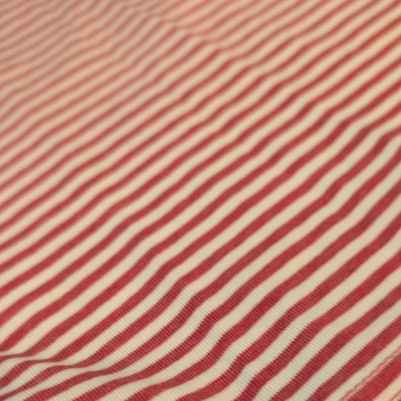 johnnie-O Crimson and White Striped Polo - Picture 5 of 5